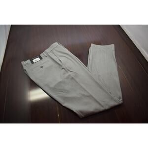 39803 New Bobby Jones 1930 Performance Graphite Stretch Flannel Pants Sz 34 x 34
